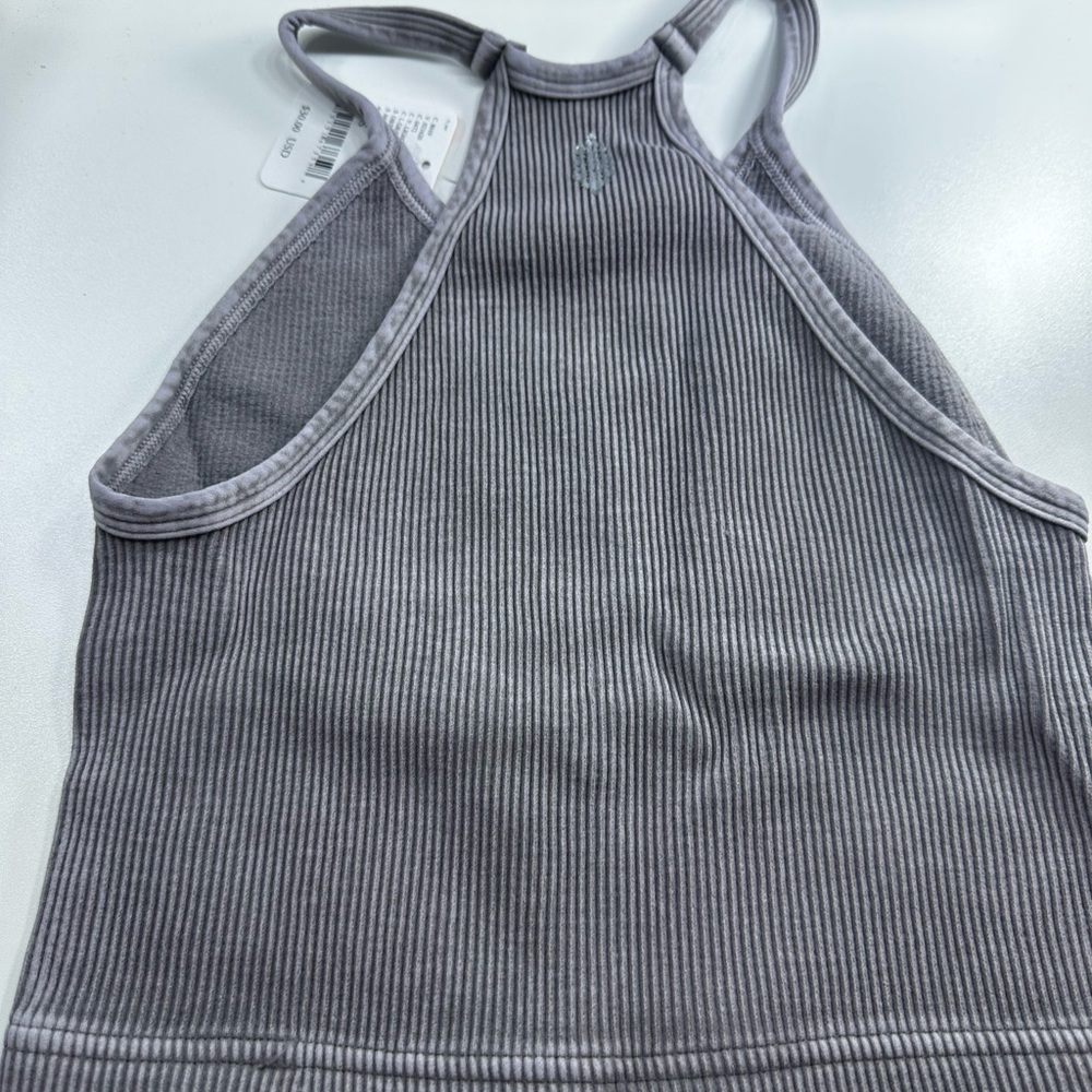 FP Movement Gray Sports Bra with Racerback Design - Picture 4 of 8